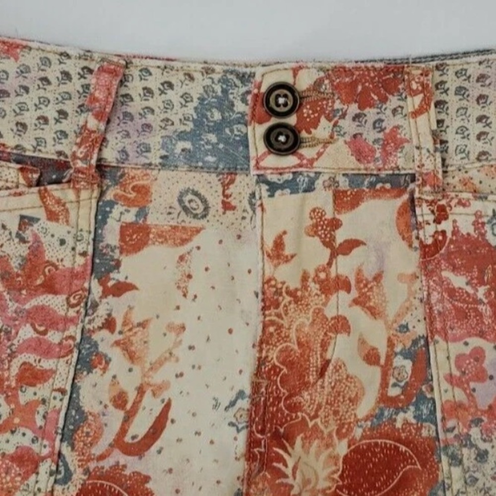 Anthropologie Pilcro The Wanderer Paisley Low Rise Boho Shorts Size 28 - Picture 10 of 14